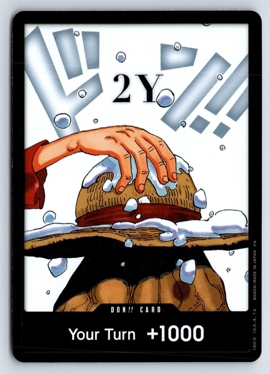 DON!! Card (2Y) FOIL (Double Pack Set Vol. 8) One Piece DON