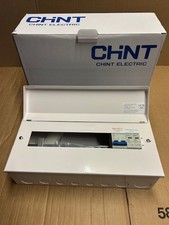 Chint Metal consumer unit NX3-16MS-SPD 12 useable ways 100A isolator and SPD