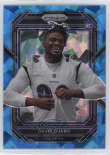 2022 Panini Prizm Rookies Blue Ice Prizm 54/99 David Ojabo #388 mi7