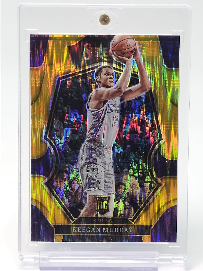 KEEGAN MURRAY 2022-23 SELECT PREMIER LEVEL ROOKIE GOLD FLASH RC /10 Q5775