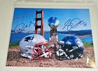 SAM DARNOLD, DRAKE MAYE HAND SIGNED SUPER BOWL LX 8 X 10 SPORTS PHOTO- COA