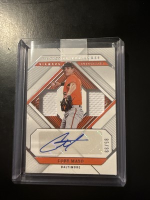 2023 Panini National Treasures Diamond Dual Patch Auto Coby Mayo /99 Orioles