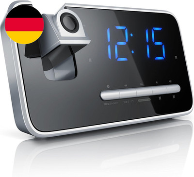 Brandson - Radiowecker Mit Projektion - Digitaler Wecker - Projektionswecker - D