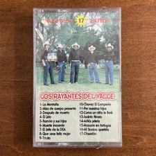 Los Rayantes Del Valle - Nuestros 17 Exitos 1994 Norteño Cassette Sealed