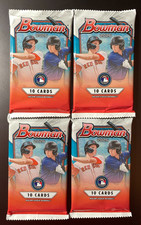 (4) 2026 BOWMAN BASEBALL Retail PACKS Sealed (From Blaster Box)