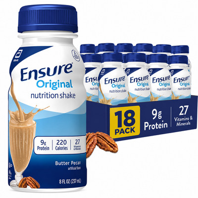 Ensure Butter Pecan Meal Replacement Protein Drink 8 oz 18 Pack
