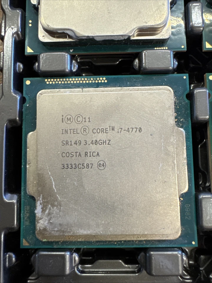 Lote de 6 procesadores CPU Intel *no probados* Bin8 Foto 2 de 4