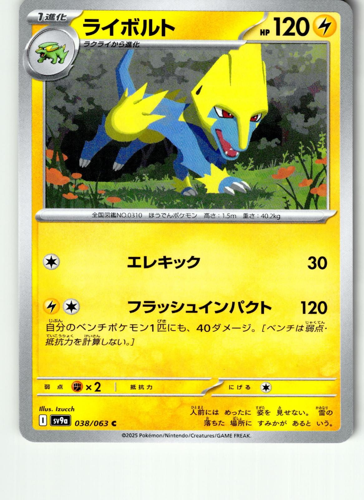 Manectric 243/742 Starter Deck 100 Battle Collection Pokemon Japanese LP