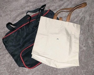 Cunard Line Large Duffle Bag w/ Queen Mary 2 Carrying Bag