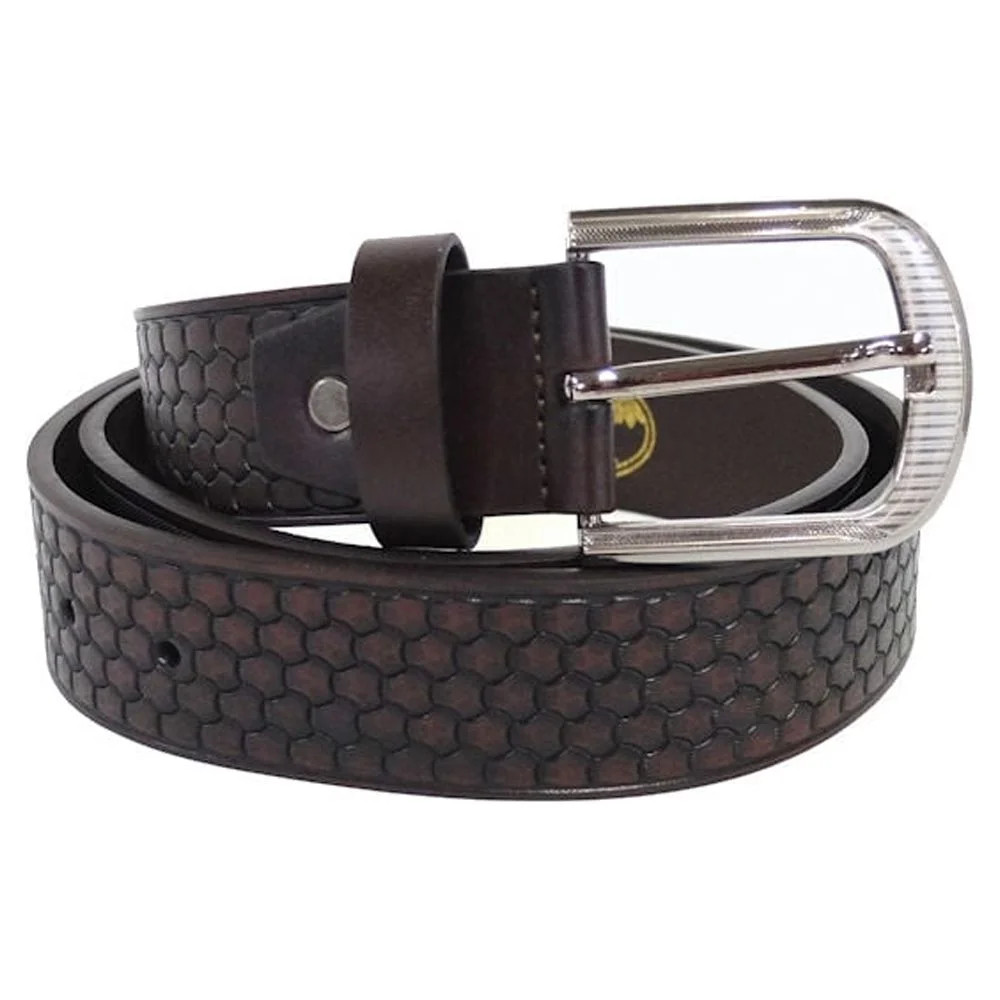 Мужской пояс с рыбками Woodland Creek коричневого цвета, размер - 44