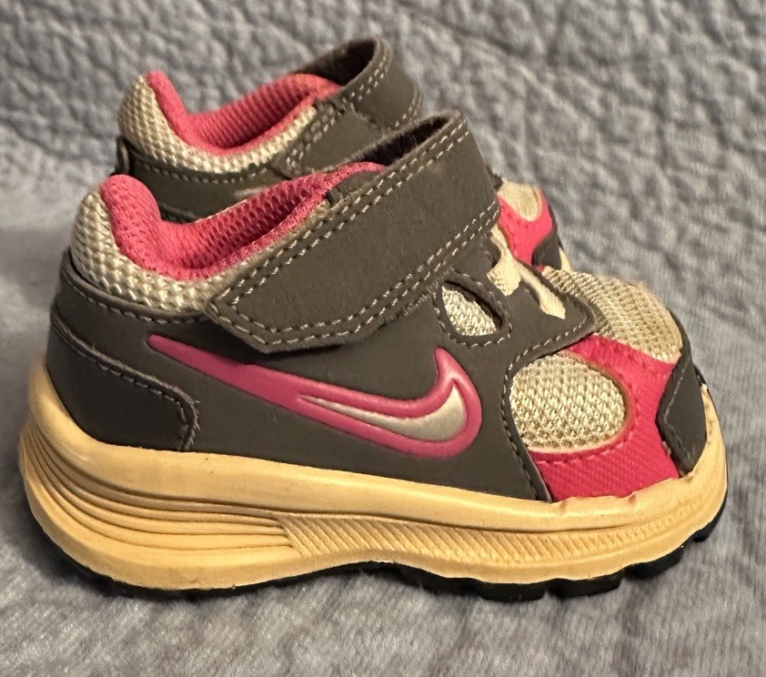 Baby Nike Court Borough Low 2 Pink Grey Black Infant Girls S
