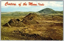 Vtg Postcard Cinder Cone Lava Flow National Monument Idaho, US 1960s
