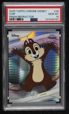 2025 Topps Chrome Disney Prism Refractor Chip #26 PSA 10 GEM MT 15wb
