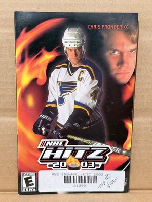 NHL Hitx 2003 Sony PlayStation 2  Game Manual Booklet Only No Game