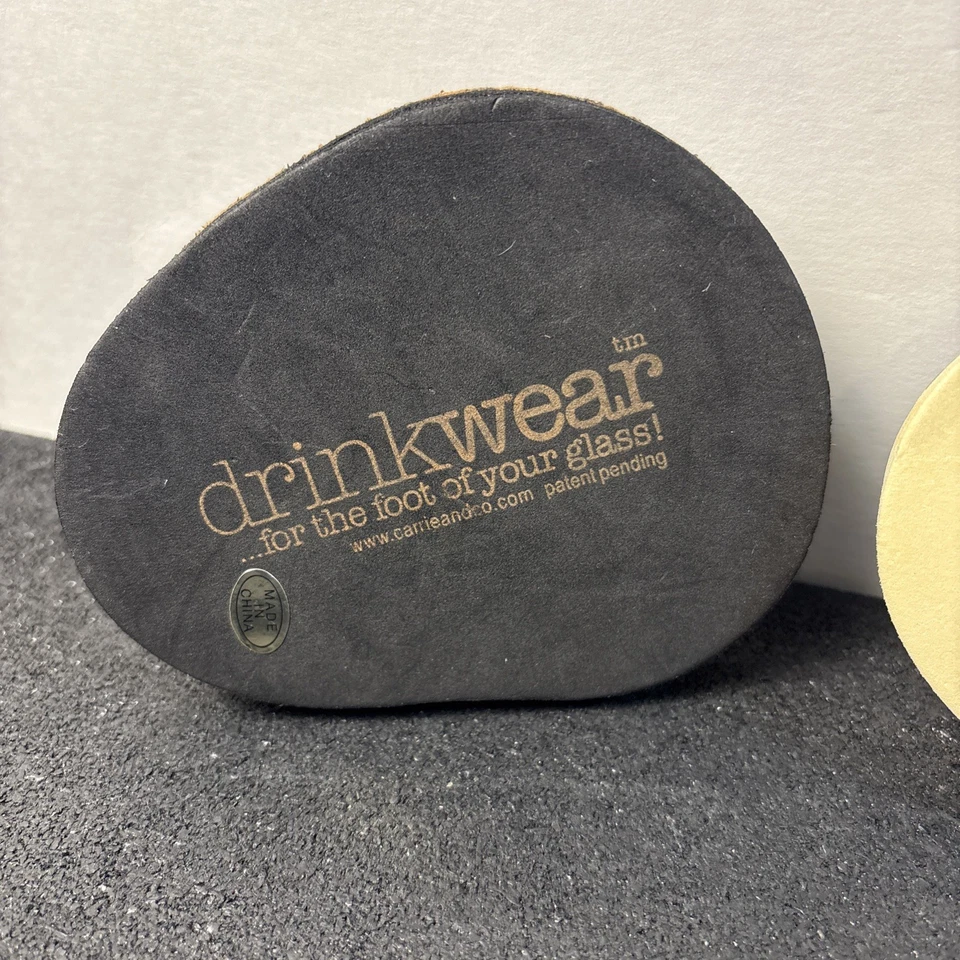 Sandália de praia Drinkwear flip flop porta-copos conjunto de 3 leopardo prata strass - Imagem 3 de 4