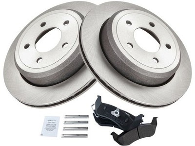 Rear Brake Pad and Rotor Kit fits Mercury Grand Marquis 2003-2004 36ZHDC