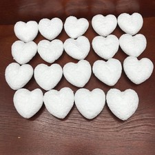 Styrofoam 2" Craft Hearts 19-pack Valentine's Day Wedding