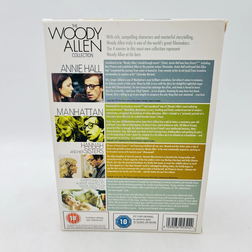 Woody Allen Collection DVD Box Set 4 Movies 2012 - Image 4 of 4