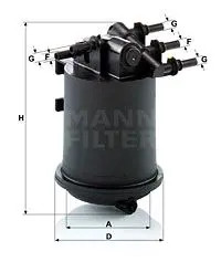 Mann-Filter Filtro Carburante Wk 939/1 - Immagine 2