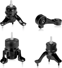 Engine Motor Mount Kit and Transmission 123610H030 123620A030 Black 