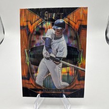 2023 Panini Select - Concourse Ken Griffey Jr #63 Orange Flash Prizm