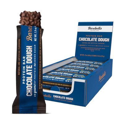 Barebells Protein Bar Chocolate Dough No Added Sugar Healthy 12 Bars NEW