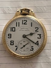 Circa 1940 Size 16 Gold Fill Hamilton 992B Railway Special Working Condition