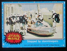Star Wars - 'Stopped by stormtroopers' - 20th Century Fox #29 1977 Blue