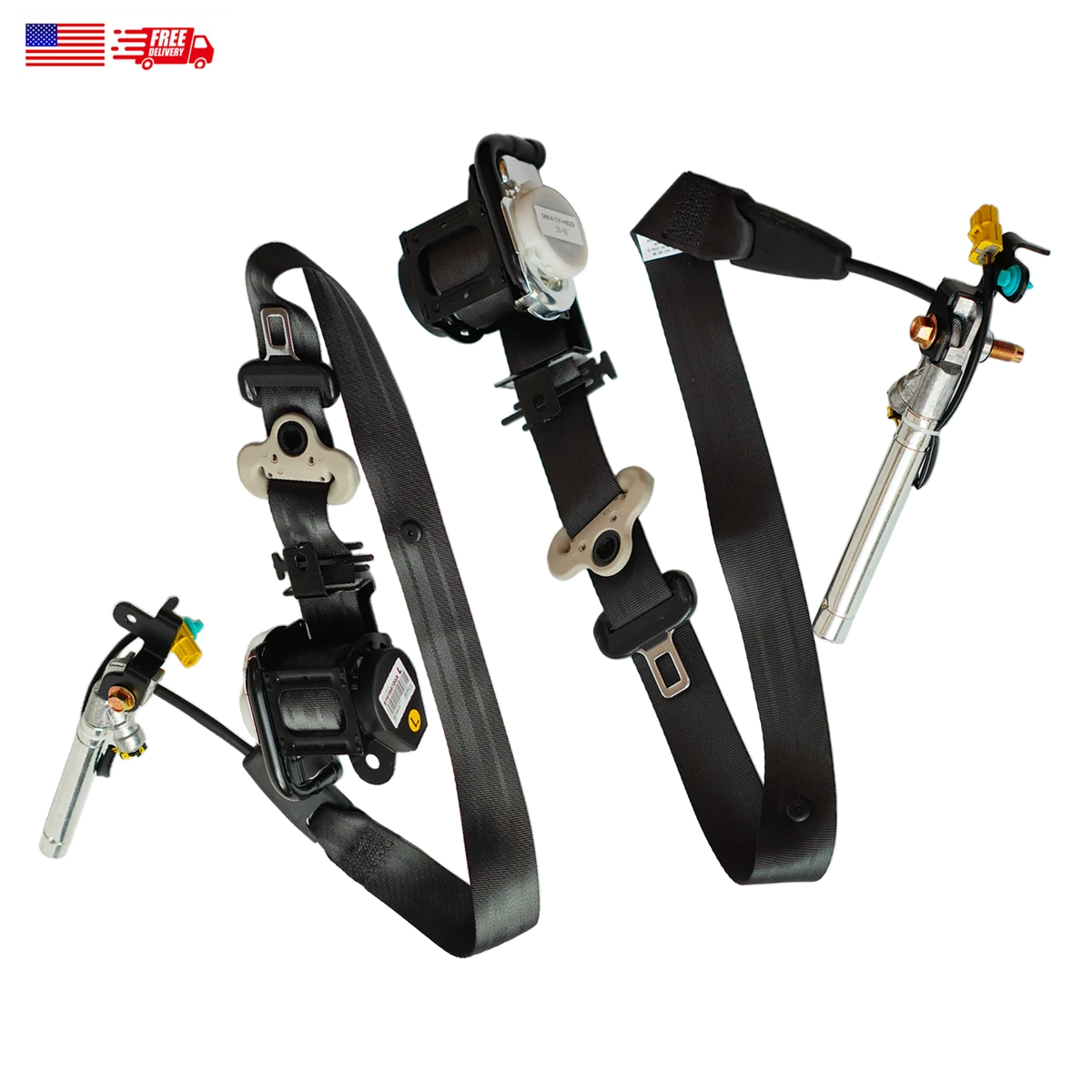 OEM Front Left Driver Seat Belt Retractor For 2017-2022 Honda CRV – Gray, Used But Tested, 1-Month Warranty