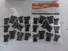 2 PKs 22 pcs Halloween Glitter Black Cat Stickers, New Age 3 