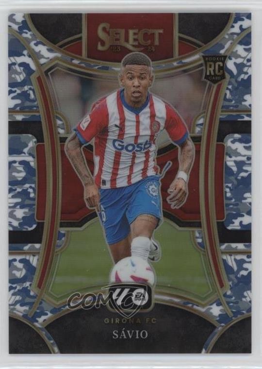 2023-24 Panini Select La Liga Mezzanine Winter Camo Prizm 88/99 Savio #147 0oc7