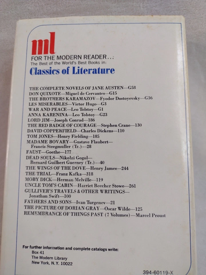 MOBY DICK Vintage Modern Library 119 (1950) Hardcover Melville, Herman Complete Foto 3 de 4