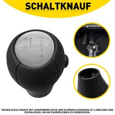 Schaltknauf Schalthebel Schwarz + Silberne Kappe für Mercedes Benz Smart Fortwo