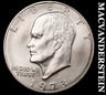 1973-S Silver Eisenhower Dollar - Choice Gem Brilliant Uncirculated #N3465 Eisenhower