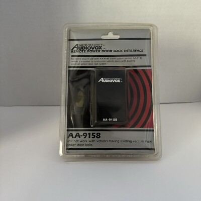 Audiovox REMOTE POWER DOOR LOCK INTERFACE AA-9158 Auto Unlock Module Automatic