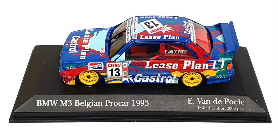 BMW M3 E30 Belgian procar 1993 ミニチャンプス43 Minichamps 1/43 E30 M3 Belgian Procar | This Group-A BMW E30