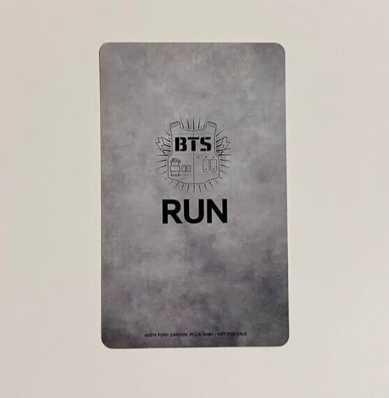 BTS SUGA RUN Japan Limited Official photocard | eBay