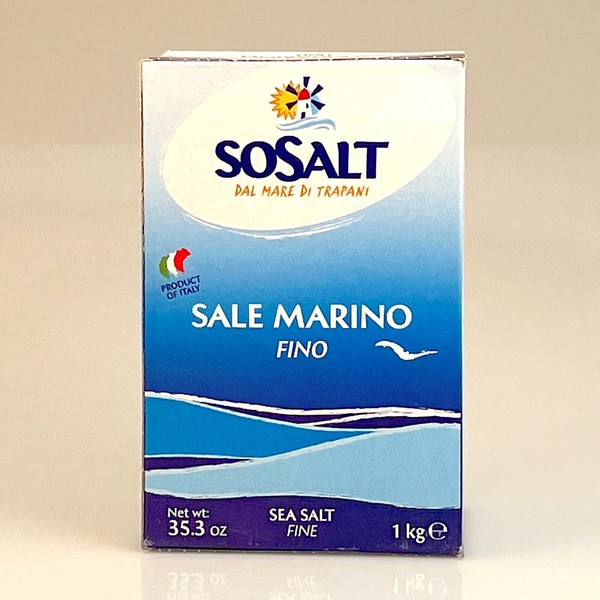 Sale Marino Fino Saline Trapani 1 Kg Feines Meersalz Trapani Sizilien - Sosalt-image