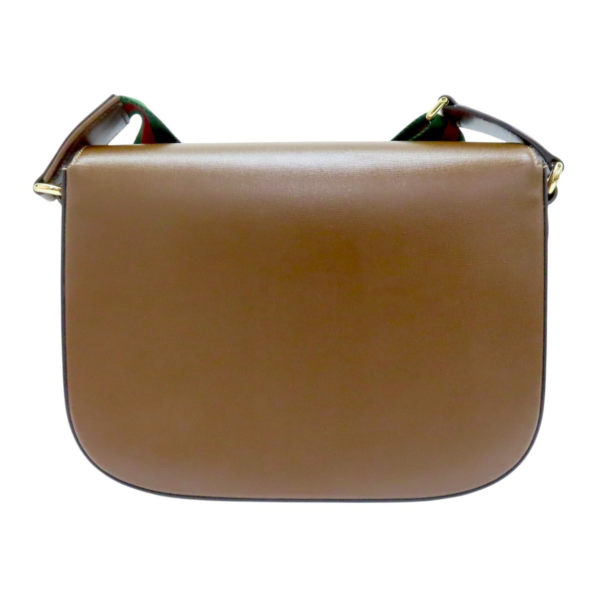GUCCI Horsebit 1955 Shoulder Bag Calfskin Brown 700457 | eBay
