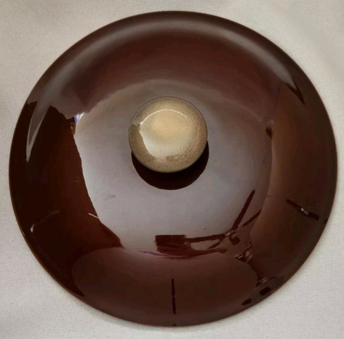 SANGO NOVA BROWN 2.5 QT CASSEROLE DISH & LID 9 1/4" - Picture 3 of 5