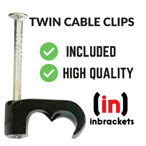 Sky Cable Extension Twin Coax F plugs Q Satellite coaxial lead Shotgun inc Clips - Picture 4 of 5