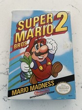 Nes CIB Super Mario Bros 2 Complete In Box Nintendo Manual  Cart