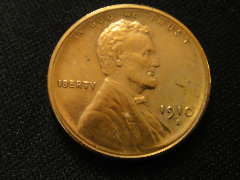 1910 S LINCOLN PENNY HIGHER GRADE CENT