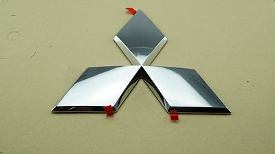 Genuine Chrome Rear Badge Emblem For Mitsubishi Triton / L200 Pickup Truck - OEM Part 7415A615 3 thumbnail image