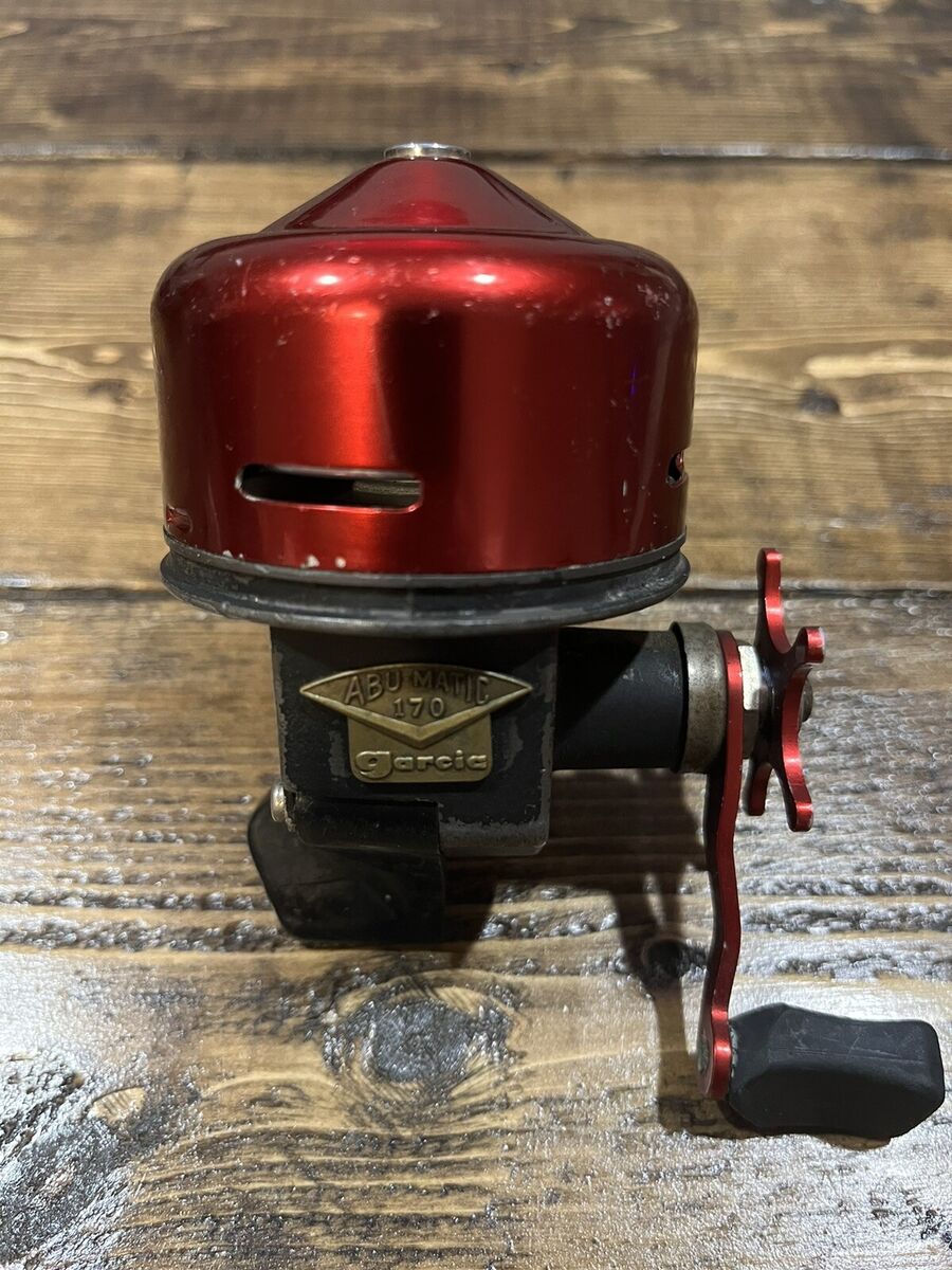 Vintage Abu Garcia Abumatic 170 SPINCAST FISHING Reel SWEDEN Vintage Abu Garcia Abumatic 170 SPINCAST FISHING Reel SWEDEN