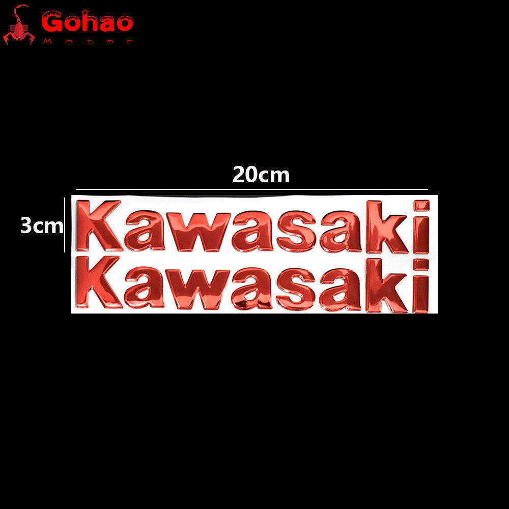 Red Z Sets Fuel Tank Fairing/Fender Badge Emblem Sticker For Ninja