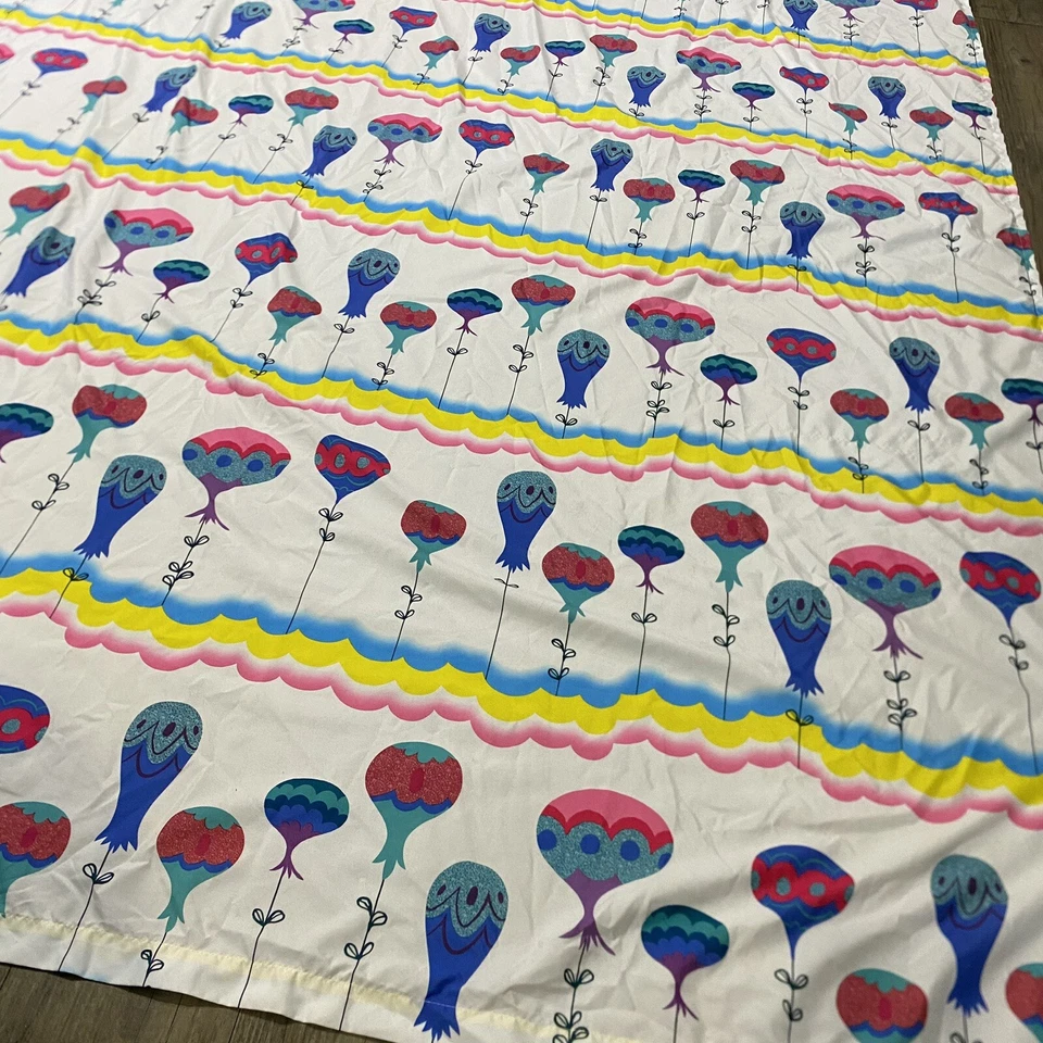 Juego de sábanas planas y ajustables Trolls 2 World Tour Twin Color Your World súper suaves Foto 3 de 4