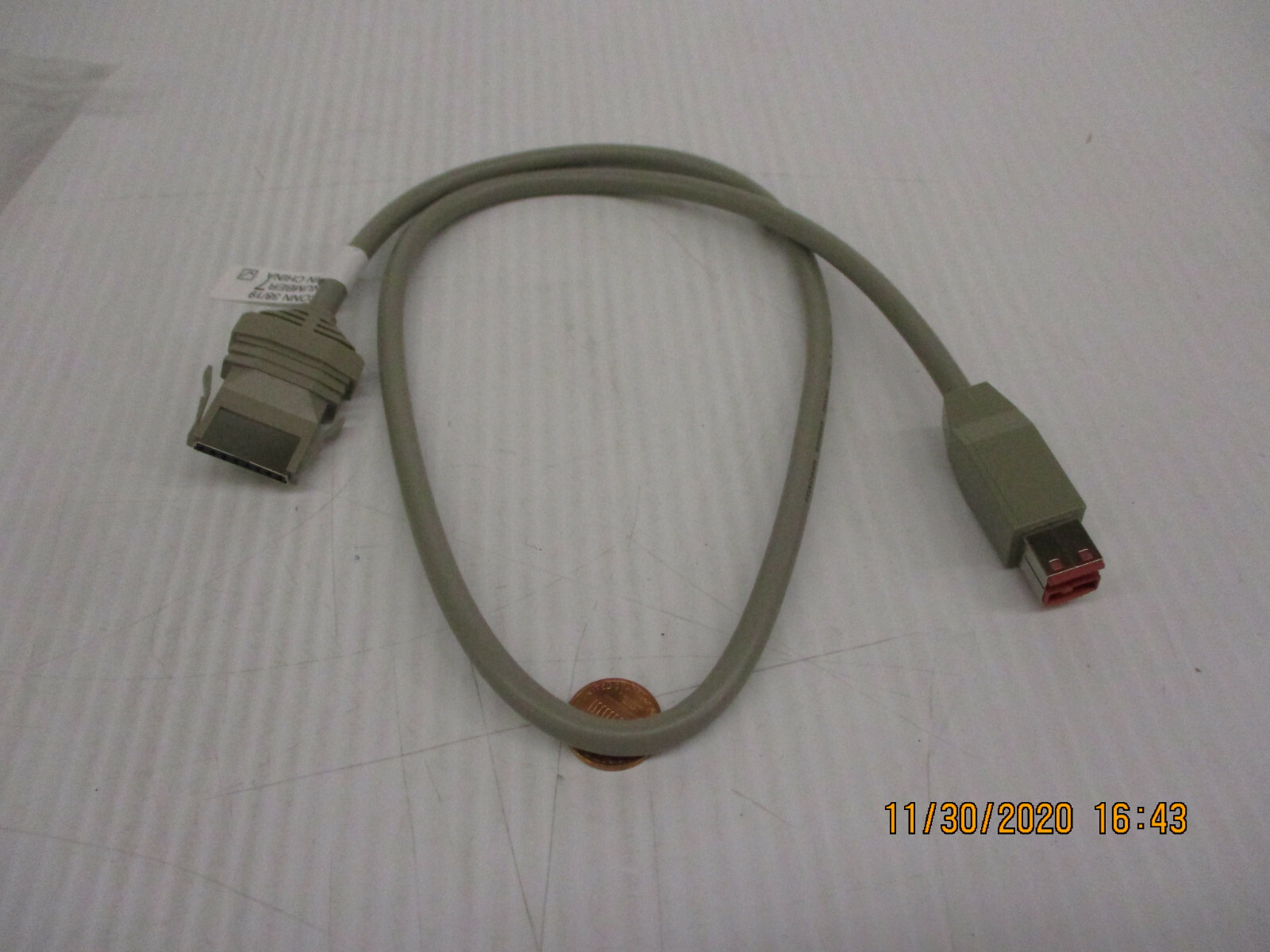 IBM SurePOS USB Signal Power Cable 24v FRU P/n 40N4760 EC Level  