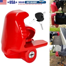 Trailer Hitch Coupler Lock 1-7/8", 2" & 2-5/16 For Tow Boat RV Truck Car +2 Keys