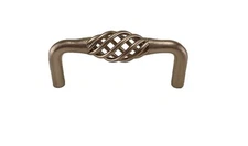 25 PCS Bird Cage Birdcage Kitchen Cabinet Pull Satin Nickel 76MM  3" 896-SN